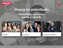 Tablet Screenshot of edupoli.fi